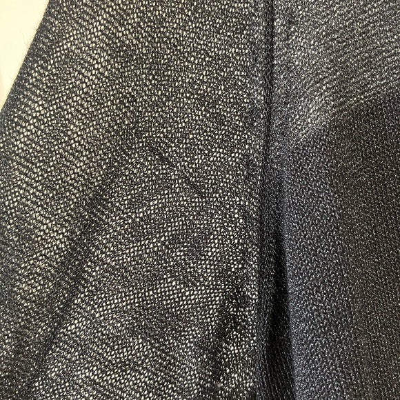 Ann Taylor Loft Women Black Striped Sheer Cardigan size M - Picture 12 of 13